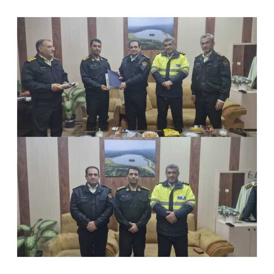 رییس پلیس راهور نوشهر تغییر کرد.